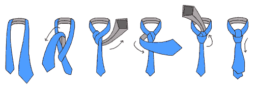 Как завязывать галстук элегантным узлом